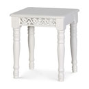 FurnitureToday Belgravia White Dressing Table Stool