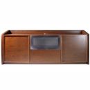 FurnitureToday Blok 3000 Series Walnut Cabinet With Solid Doors