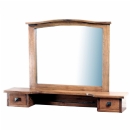 FurnitureToday Brooklyn Reclaimed Oak Dressing Table Mirror