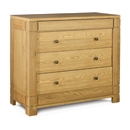 FurnitureToday Bruges Oak 4 Drawer Chest