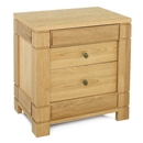 Bruges Oak Bedside Table