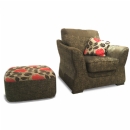 FurnitureToday Buoyant Ascot Armchair in Buffalo Brown