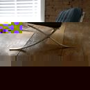 C Living Barcelona chair and stool black