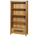 FurnitureToday Cafe Oak High Bookcase 