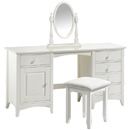 FurnitureToday Cameo painted dressing table with stool and oval