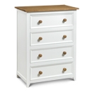FurnitureToday Capri Painted Pine 4 Drawer Chest