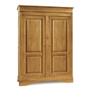 FurnitureToday Chateau Oak Double Wardrobe