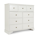 FurnitureToday Chateau White 3 over 6 Chest