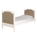 FurnitureToday Chateau white painted 3FT linen bed 