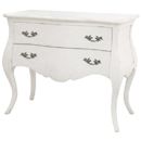 Chateau white painted cabriole leg chest