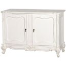 FurnitureToday Chateau white painted carved 2 door base