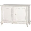 FurnitureToday Chateau white painted carved 2 door base