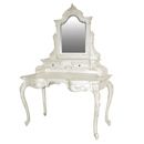 FurnitureToday Chateau white painted dressing table with mirror