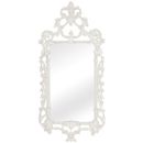 Chateau white painted fine French mirror