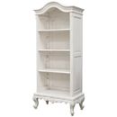 FurnitureToday Chateau white painted open bookcase