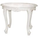 FurnitureToday Chateau white painted round coffee table