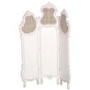 FurnitureToday Chateau white painted Screen with rattan panels