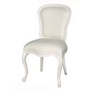FurnitureToday Chateau white painted side chair 