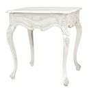 FurnitureToday Chateau white painted small side table -