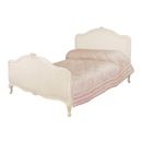 FurnitureToday Chateau white painted upholstered 5FT bed