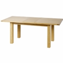 FurnitureToday Chichester solid oak extendable dining table