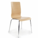 FurnitureToday Chrome stiletto side chair
