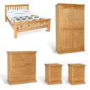 FurnitureToday Chunky Pine Bedroom Set