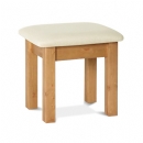 Chunky Pine Bedroom Stool