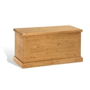 FurnitureToday Chunky Pine Blanket Box