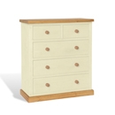Chunky Pine Ivory 3+2 Chest
