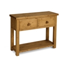 FurnitureToday Chunky Pine Kenilworth Small Console Table