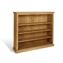 FurnitureToday Chunky Pine Kenilworth Wide 4FT Bookcase