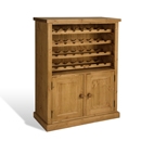 FurnitureToday Chunky Pine Kenilworth Wine Rack