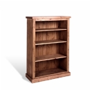 FurnitureToday Chunky Pine Mocha 4FT Bookcase