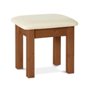 Chunky Pine Mocha Bedroom Stool