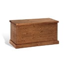 FurnitureToday Chunky Pine Mocha Blanket Box