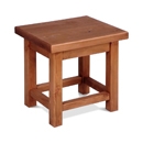 FurnitureToday Chunky Pine Mocha Side Table