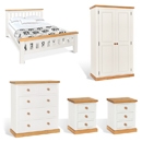 Chunky Pine White Bedroom Set