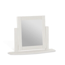 FurnitureToday Chunky Pine White Dressing Table Mirror