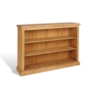 FurnitureToday Chunky Pine Wide 3FT Bookcase