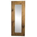 FurnitureToday Chunky Plank pine Slim mirror