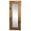 Chunky Plank pine Slim mirror