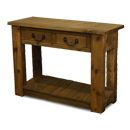 FurnitureToday Chunky Plank pine small harvest table