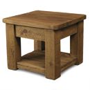 FurnitureToday Chunky Plank Pine small pot board coffee table