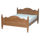FurnitureToday Churt Pine high foot end bed in a lacquer finish