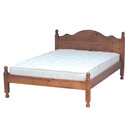 FurnitureToday Churt Pine low foot end bed in a rustic wax