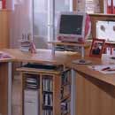 Contempo Flair Beech Keyboard pedestal 