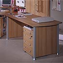 Contempo Flair Beech large Desk 