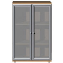 FurnitureToday Contempo Flair Frosted Glass Cupboard