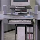 Contempo Flair Keyboard pedestal Alu